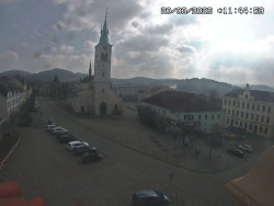 Náměstí, koste sv. Markéty