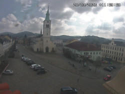 Náměstí, koste sv. Markéty