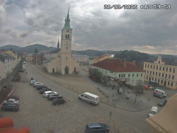 Náměstí, koste sv. Markéty