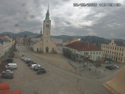 Náměstí, koste sv. Markéty