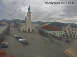 Náměstí, koste sv. Markéty