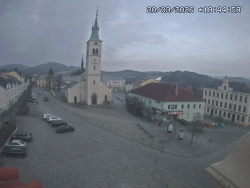 Náměstí, koste sv. Markéty