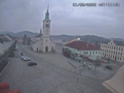 Náměstí, koste sv. Markéty