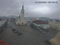 Náměstí, koste sv. Markéty