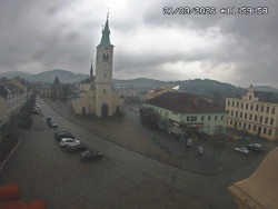 Náměstí, koste sv. Markéty