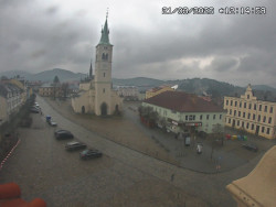 Náměstí, koste sv. Markéty