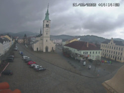 Náměstí, koste sv. Markéty