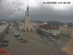 Náměstí, koste sv. Markéty