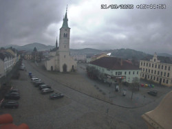 Náměstí, koste sv. Markéty