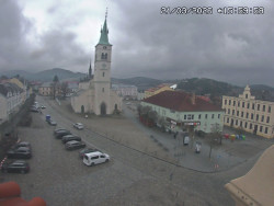 Náměstí, koste sv. Markéty