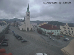 Náměstí, koste sv. Markéty