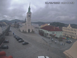 Náměstí, koste sv. Markéty