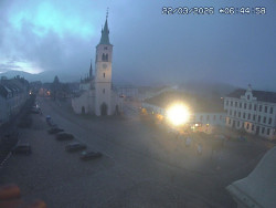 Náměstí, koste sv. Markéty