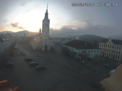 Náměstí, koste sv. Markéty