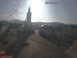 Náměstí, koste sv. Markéty