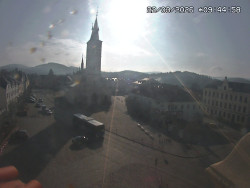 Náměstí, koste sv. Markéty