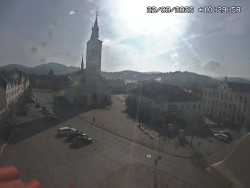 Náměstí, koste sv. Markéty