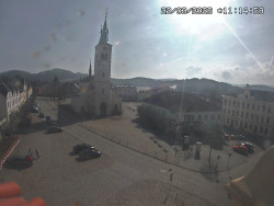 Náměstí, koste sv. Markéty