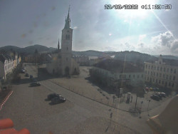 Náměstí, koste sv. Markéty