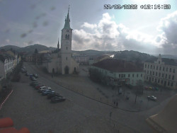 Náměstí, koste sv. Markéty