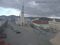 Náměstí, koste sv. Markéty