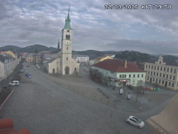 Náměstí, koste sv. Markéty