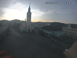 Náměstí, koste sv. Markéty