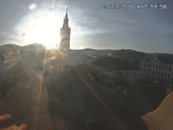 Náměstí, koste sv. Markéty