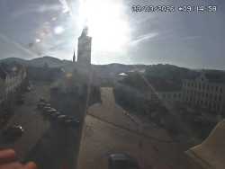 Náměstí, koste sv. Markéty