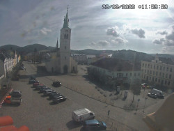 Náměstí, koste sv. Markéty