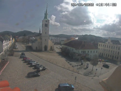 Náměstí, koste sv. Markéty