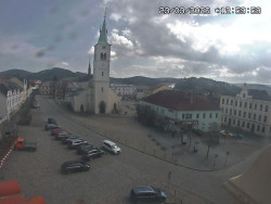 Náměstí, koste sv. Markéty