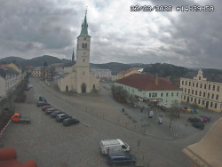 Náměstí, koste sv. Markéty