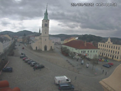 Náměstí, koste sv. Markéty