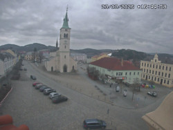 Náměstí, koste sv. Markéty