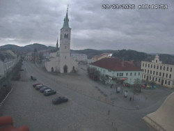 Náměstí, koste sv. Markéty