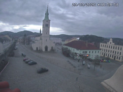 Náměstí, koste sv. Markéty