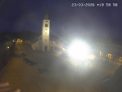 Náměstí, koste sv. Markéty