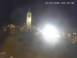 Náměstí, koste sv. Markéty