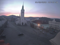 Náměstí, koste sv. Markéty