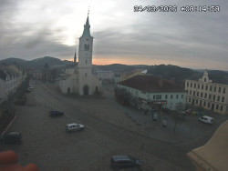 Náměstí, koste sv. Markéty