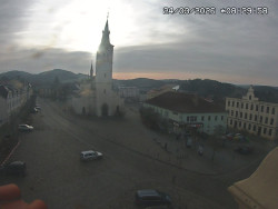 Náměstí, koste sv. Markéty