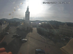 Náměstí, koste sv. Markéty