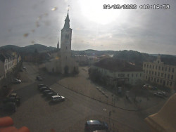 Náměstí, koste sv. Markéty