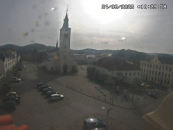 Náměstí, koste sv. Markéty