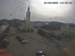 Náměstí, koste sv. Markéty