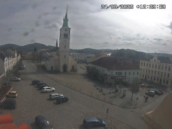 Náměstí, koste sv. Markéty