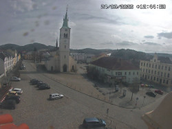 Náměstí, koste sv. Markéty