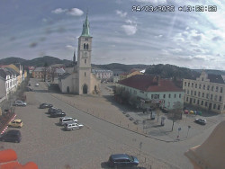 Náměstí, koste sv. Markéty