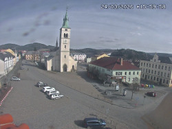 Náměstí, koste sv. Markéty